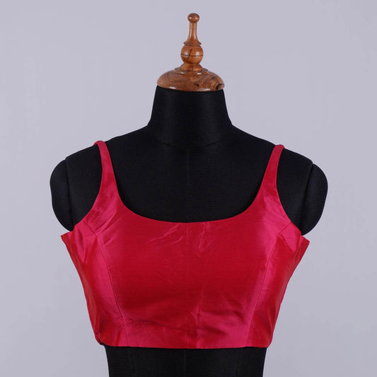 Rani Sleeveless Blouse with Round Neck - Adi Akshoy & Co.