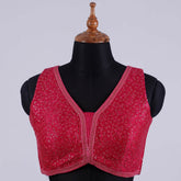 Rani Sleeveless Bouse with Embroidery with V neck - Adi Akshoy & Co.