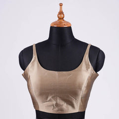 Chiku Sleeveless Blouse with Round Neck - Adi Akshoy & Co.