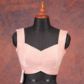 Rose Gold Square V-Neck Blouse-Akshayi