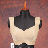 Gold Square V-Neck Blouse