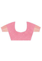 Ivory Brocade Kanjivaram Silk Saree With Blouse Piece - Adi Akshoy & Co.