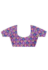 Purple Tissue Silk Saree with Blouse Piece - Adi Akshoy & Co.