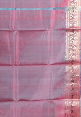 Dual Shades of Pink & Purple Pure Baluchari Silk Saree with Blouse Piece - Adi Akshoy & Co.