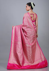 Rani Shikargah Katan Silk Saree With Blouse Piece - Adi Akshoy & Co.