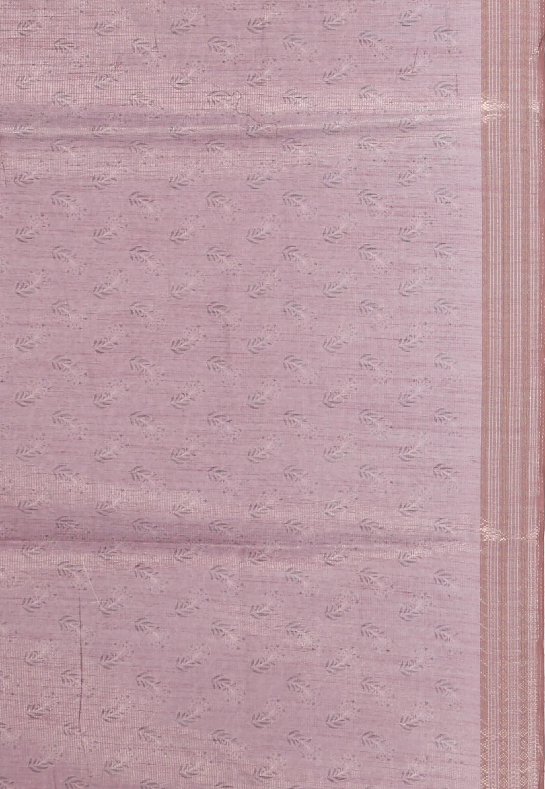 Beige Tussar Silk Saree with Blouse Piece