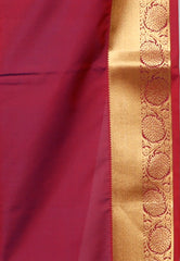 Peacock Blue Katan Silk Saree With Blouse Piece