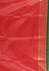 Bottle Green Paithani Silk Saree With Blouse Piece - Adi Akshoy & Co.