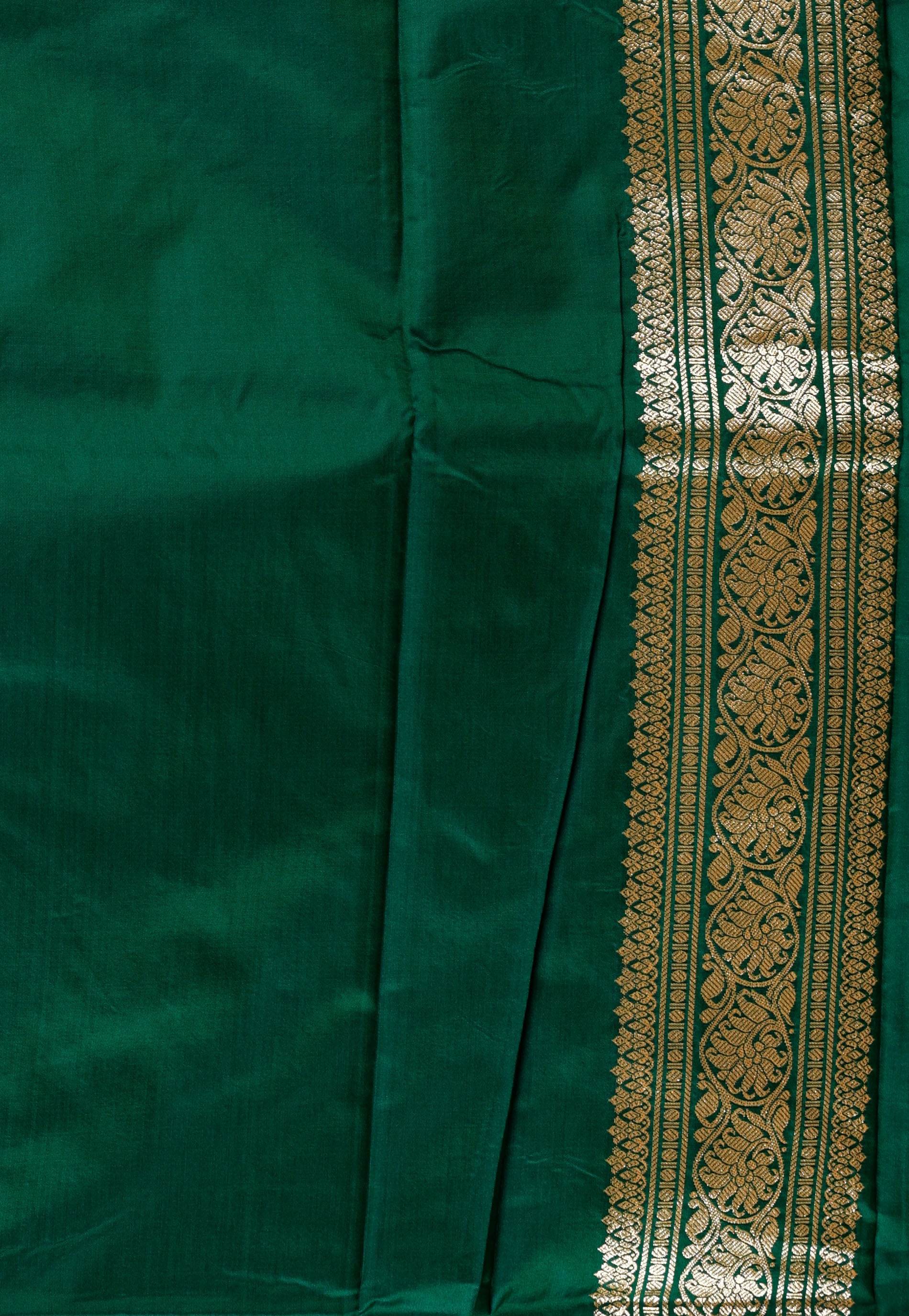 Maroon Kanjivaram Silk Saree With Blouse Piece - Adi Akshoy & Co.