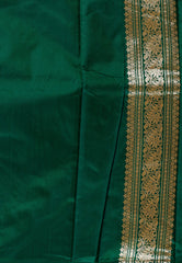 Maroon Kanjivaram Silk Saree With Blouse Piece - Adi Akshoy & Co.