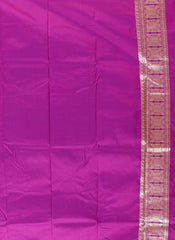 Blue Kanjivaram Silk Saree With Blouse Piece - Adi Akshoy & Co.