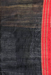 Beige Matka Handloom Pure Silk Saree With Blouse Piece - Adi Akshoy & Co.