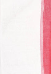 White Handloom Saree With Blouse Piece - Adi Akshoy & Co.