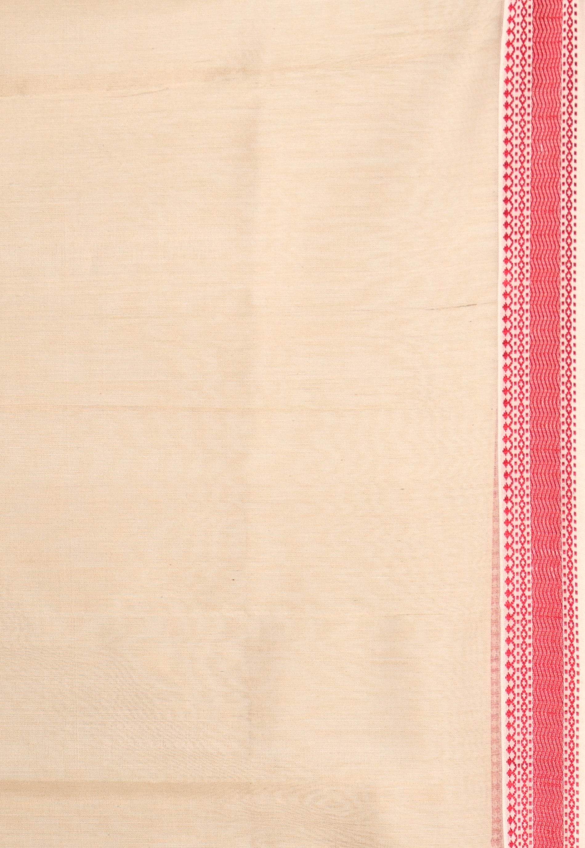 Tussar Colour Sico Handloom Saree With Blouse Piece - Adi Akshoy & Co.