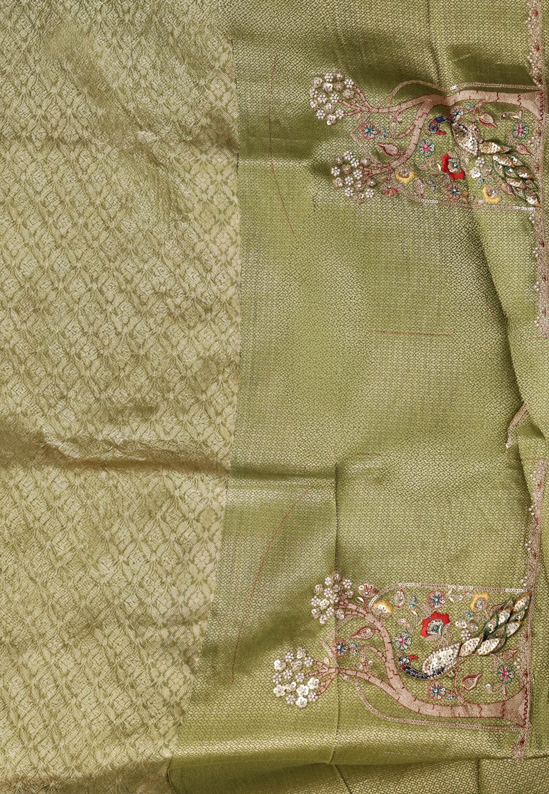 Pink Paithani Silk Saree With Blouse Piece - Adi Akshoy & Co.