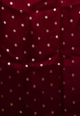 Purple Kora Pure Silk Saree With Blouse Piece - Adi Akshoy & Co.