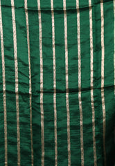 Bottle Green Katan Pure Silk Saree With Blouse Piece - Adi Akshoy & Co.