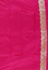 Peacock Blue Kanjivaram Silk Saree With Blouse Piece