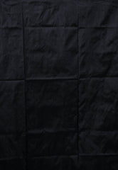 Yellow with Black Border Ikkat Saree With Blouse Piece - Adi Akshoy & Co.