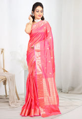 Cross Rani Pure Katan Silk Saree with Blouse Piece - Adi Akshoy & co.