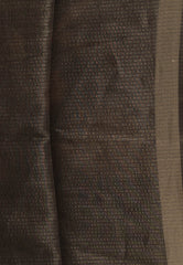 Black Tissue Silk Saree with Blouse Piece - Adi Akshoy & Co.