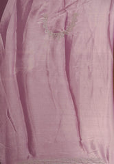 Mauve Tissue Embroidery Saree with Blouse Piece - Adi Akshoy & Co.