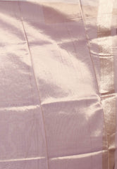 Mauve Tissue Silk Saree with Blouse Piece - Adi Akshoy & Co.