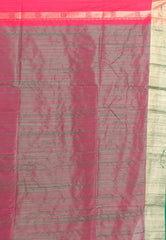 Rani Tussar Silk Saree with Blouse Piece - Adi Akshoy & Co.