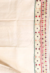 Tussar Colour Pure Silk Kantha Saree With Blouse Piece - Adi Akshoy & Co.