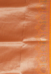 Mustard Brocade Tissue Silk Saree with Blouse Piece - Adi Akshoy & Co.