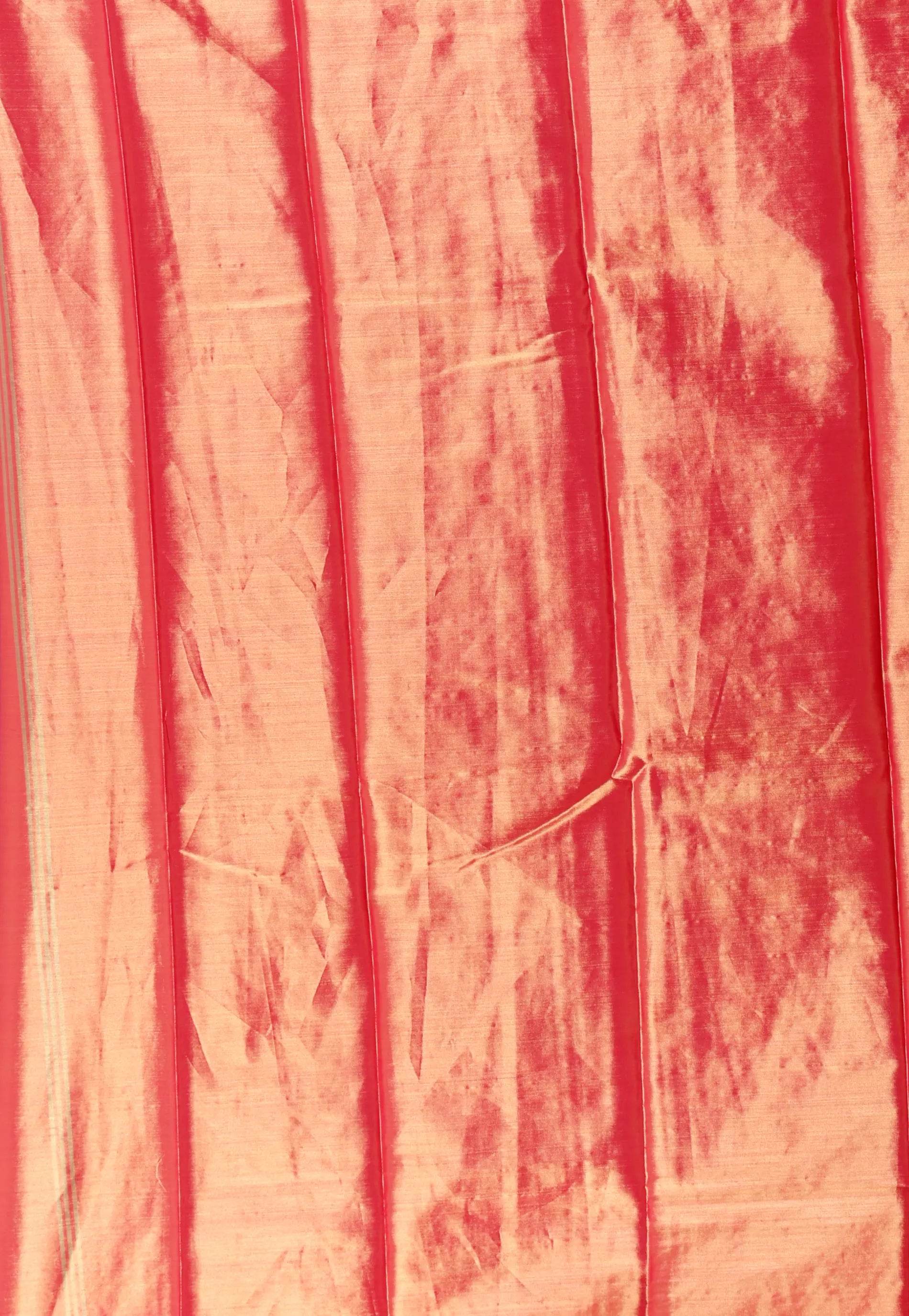 Beige Tissue Kanjivaram Silk Saree With Blouse Piece - Adi Akshoy & Co.