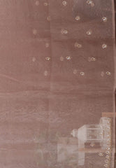 Grey Tissue Embroidery Saree with Blouse Piece - Adi Akshoy & Co.