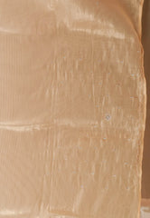 Golden Tissue Embroidery Saree with Blouse Piece - Adi Akshoy & Co.