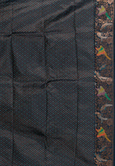 Dual Shades of Bottle Green Mashru Silk Saree with Blouse Piece - Adi Akshoy & Co.