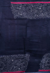 Tussar Pure Silk Kantha Saree With Blouse Piece - Adi Akshoy & Co.