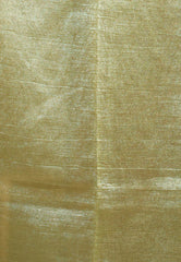 Pista Green Tissue with Resham Embroidery Border Saree with Blouse Piece - Adi Akshoy & Co.