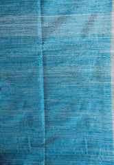 Rama Green Matka Handloom Pure Silk Saree With Blouse Piece - Adi Akshoy & Co.