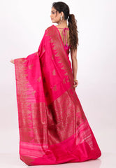 Rani Pure Tussar Silk with Blouse Piece - Adi Akshoy & Co.