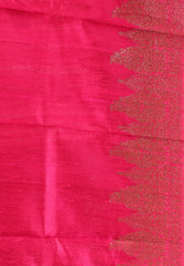 Rani Pure Tussar Silk with Blouse Piece - Adi Akshoy & Co.