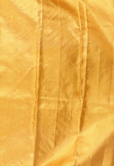 Golden Brocade Pure Tissue Kanjivaram Silk Saree With Blouse Piece - Adi Akshoy & Co.