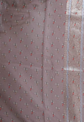 Brown Tussar Silk Saree with Blouse Piece - Adi Akshoy & Co.