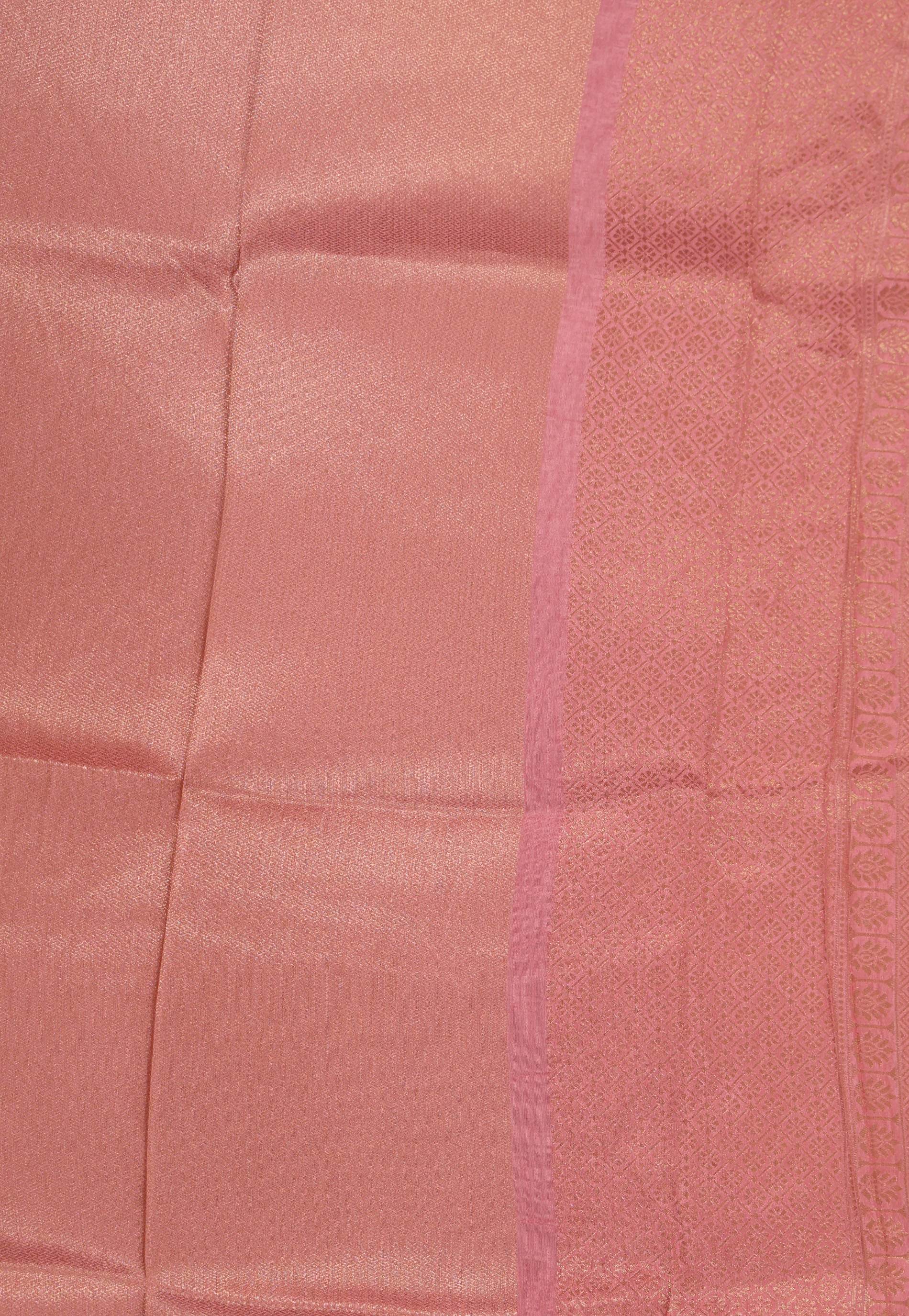 Off White Tussar Silk Saree with Blouse Piece - Adi Akshoy & Co.