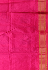 Parrot Green with Rani Zari Border Pure Paithani Silk Saree With Blouse Piece - Adi Akshoy & Co.