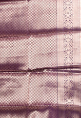 Magenta with Zari work Kanjivaram Silk Saree With Blouse Piece - Adi Akshoy & Co.