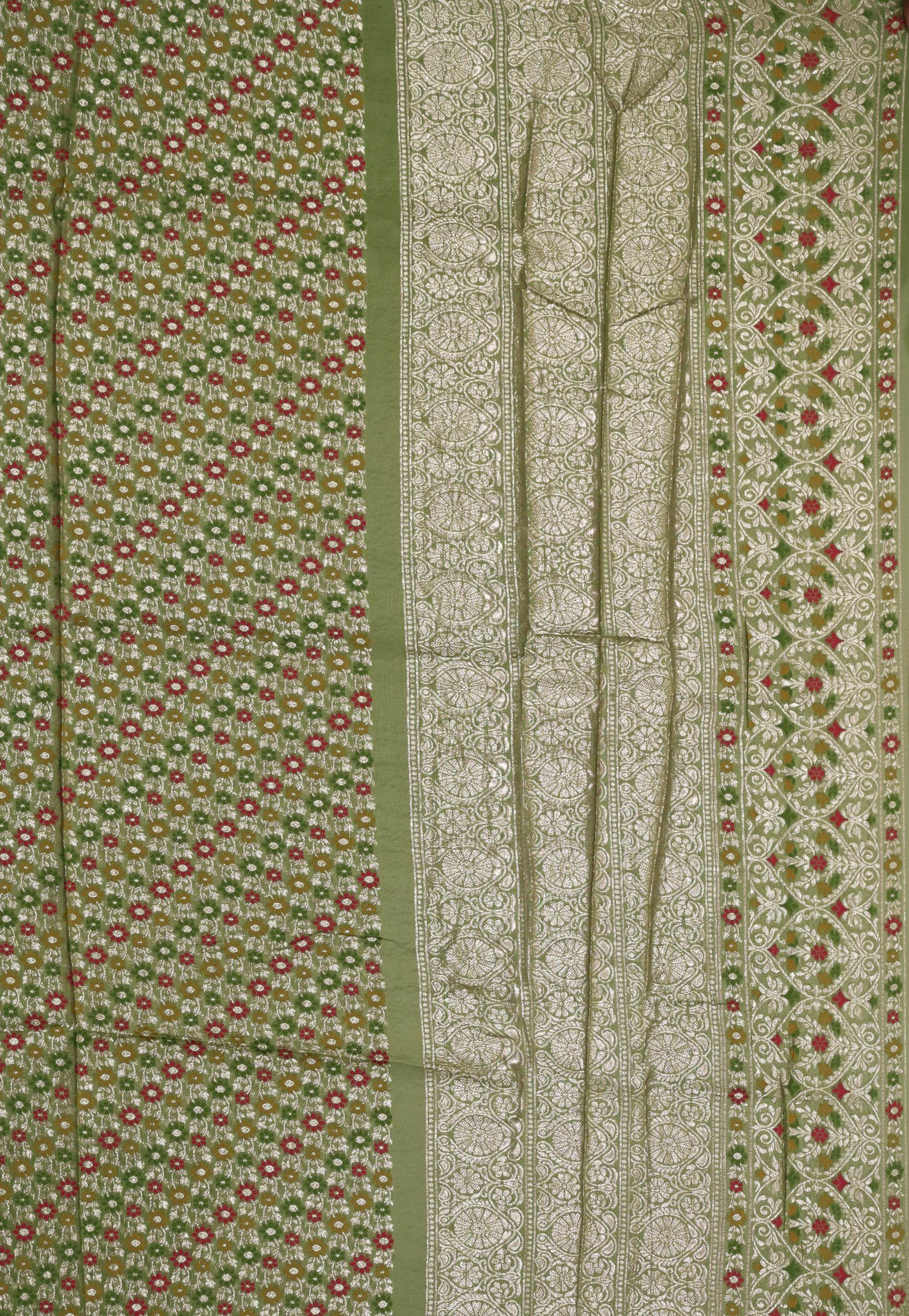Mauve Mashru Silk Saree with Blouse Piece - Adi Akshoy & Co.