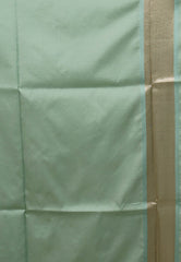 Sea Green Mashru Silk Saree with Blouse Piece - Adi Akshoy & Co.