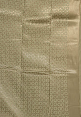 Golden Brocade Mashru Silk Saree with Blouse Piece - Adi Akshoy & Co.