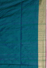 Cross Purple Tussar Silk Saree with Blouse Piece - Adi Akshoy & Co.