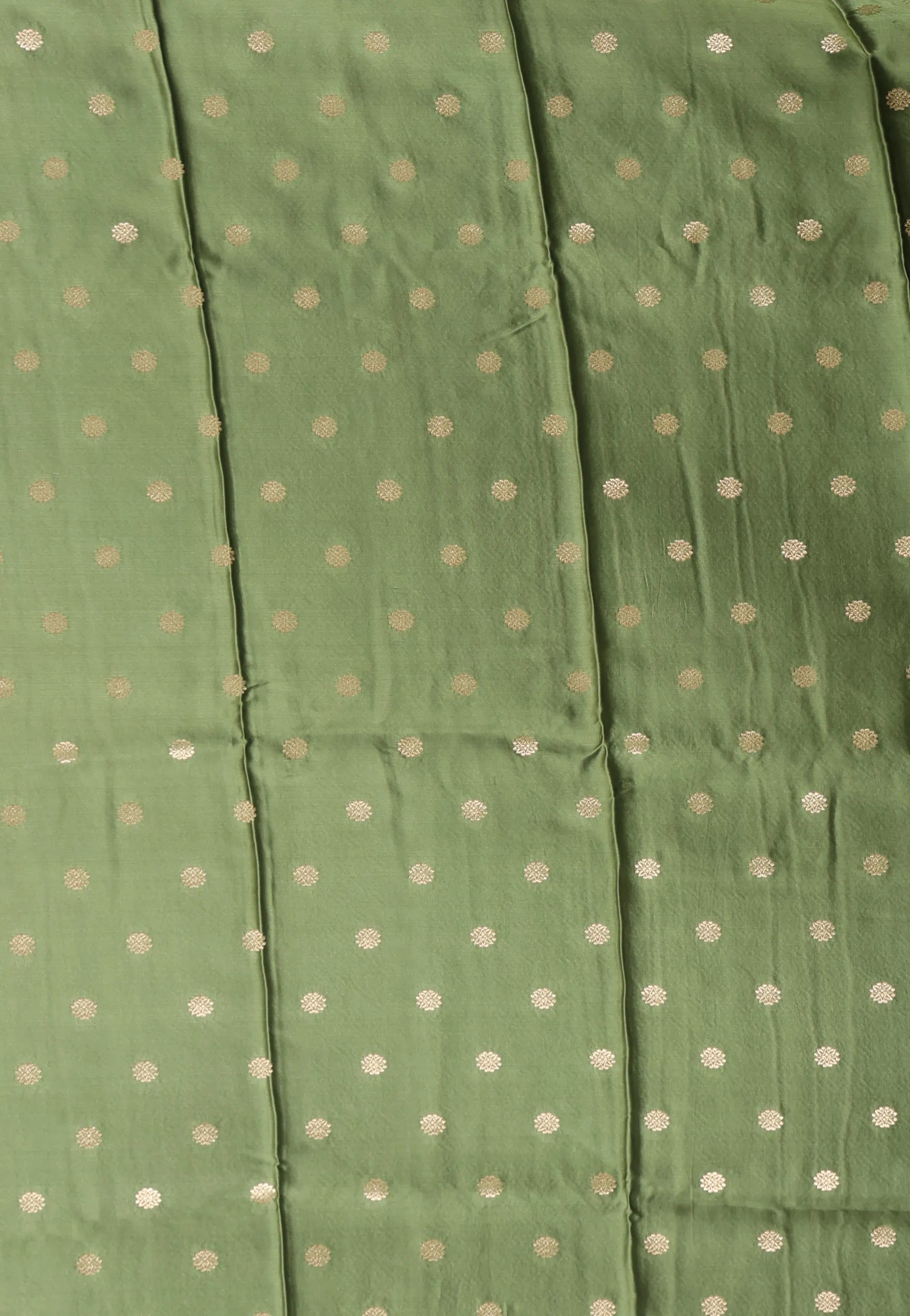 Bottle Green Mashru Silk Saree with blouse Piece - Adi Akshoy & Co.