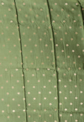 Bottle Green Mashru Silk Saree with blouse Piece - Adi Akshoy & Co.